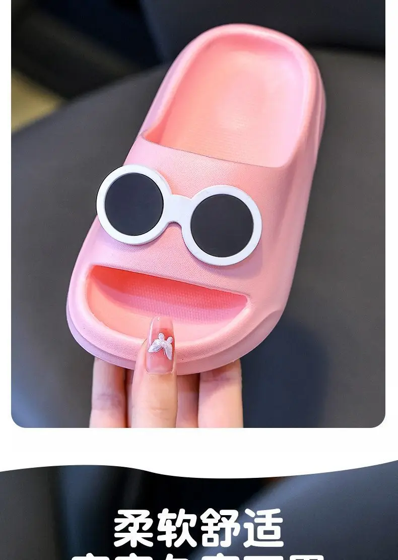 Children's summer fashionable cartoon men's slippers for boys, cute non-slip sandals for bathroom, soft sole — chobi 7