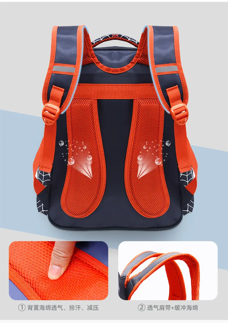 The new one is a generation of European and American cross -border elementary school students EVA schoolbags Spider -Man Waterproof Children's Male Ki — chobi 17