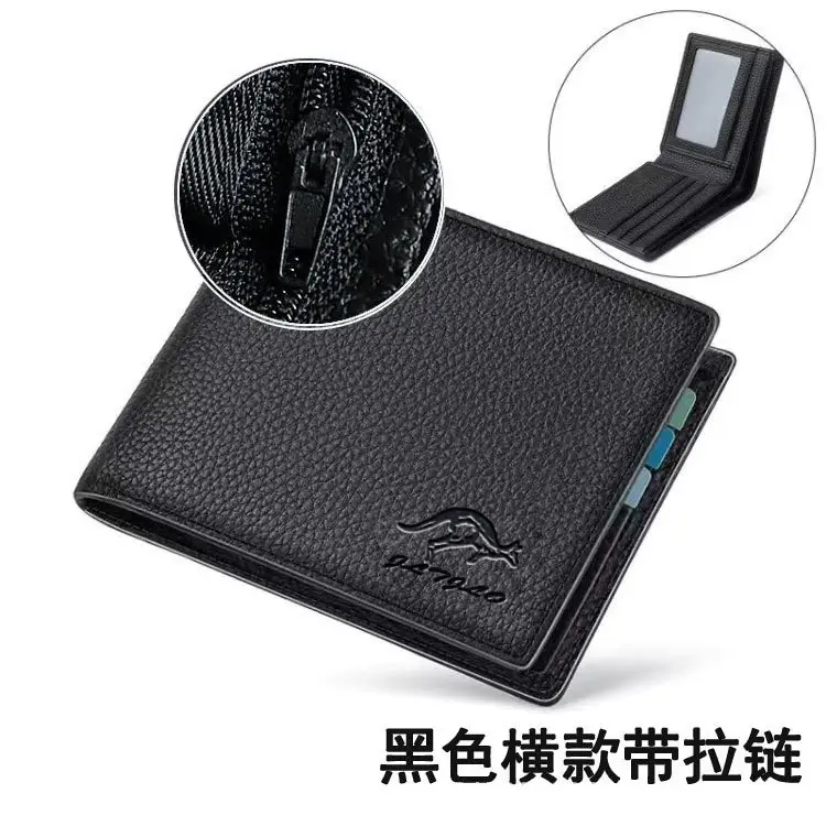 Leather short wallet, genuine leather, Collection Year 2025 — chobi 37