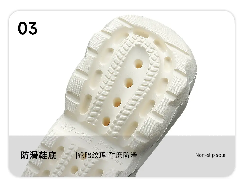 (Wholesale), fashionable Crocs-style slippers platform, cute sandals, beach women's slippers, women's style, suitable for outdoor wear, closed toe — chobi 19