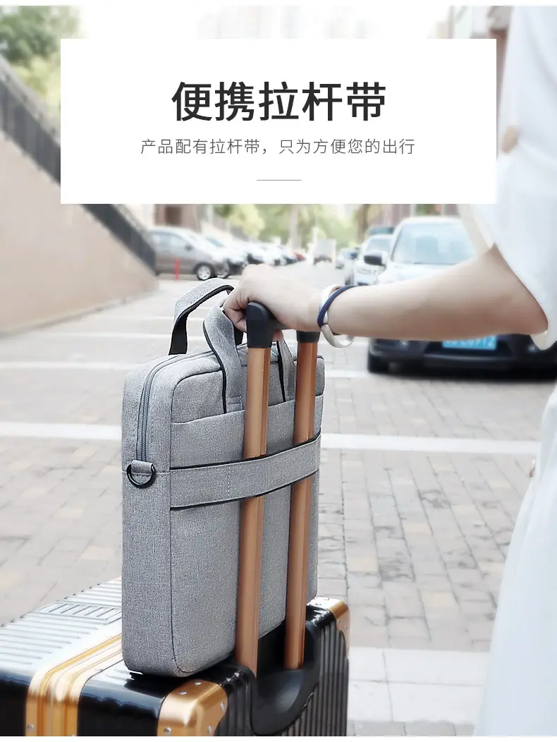 (Wholesale), one-shoulder bag, laptop, waterproof bag for men and women, 131415.6 inch, logo printing service — chobi 9