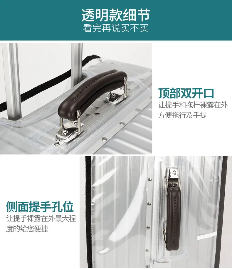 (Wholesale), suitcase, transparent protective case, dustproof box PVC, dust cover — chobi 6