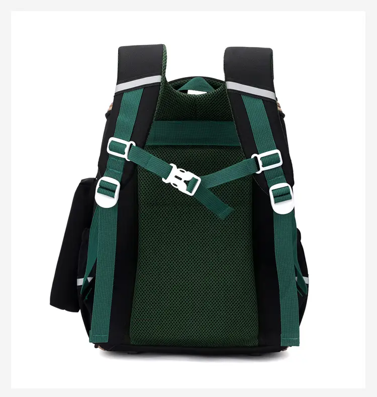 School bag, capacious backpack lightweight for men and women, 3-6 years, spine protection, British style — chobi 19