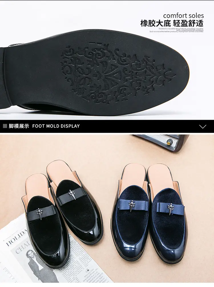 (Cross-border trading), summer shoes pointed-toe, casual footwear for leisure English style, loafers, plus size, easy to put on, British style — chobi 2