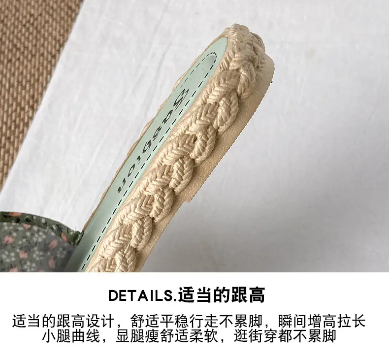 Women's summer fashionable beach footwear with bow, sandals flat, women's slippers, Collection Year 2024, suitable for outdoor wear — chobi 8