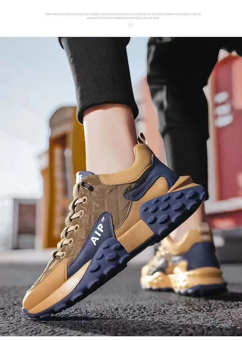 (Cross-border trading), low trend non-slip running sneakers, breathable shoes platform, Collection Year 2026, Korean style — chobi 6