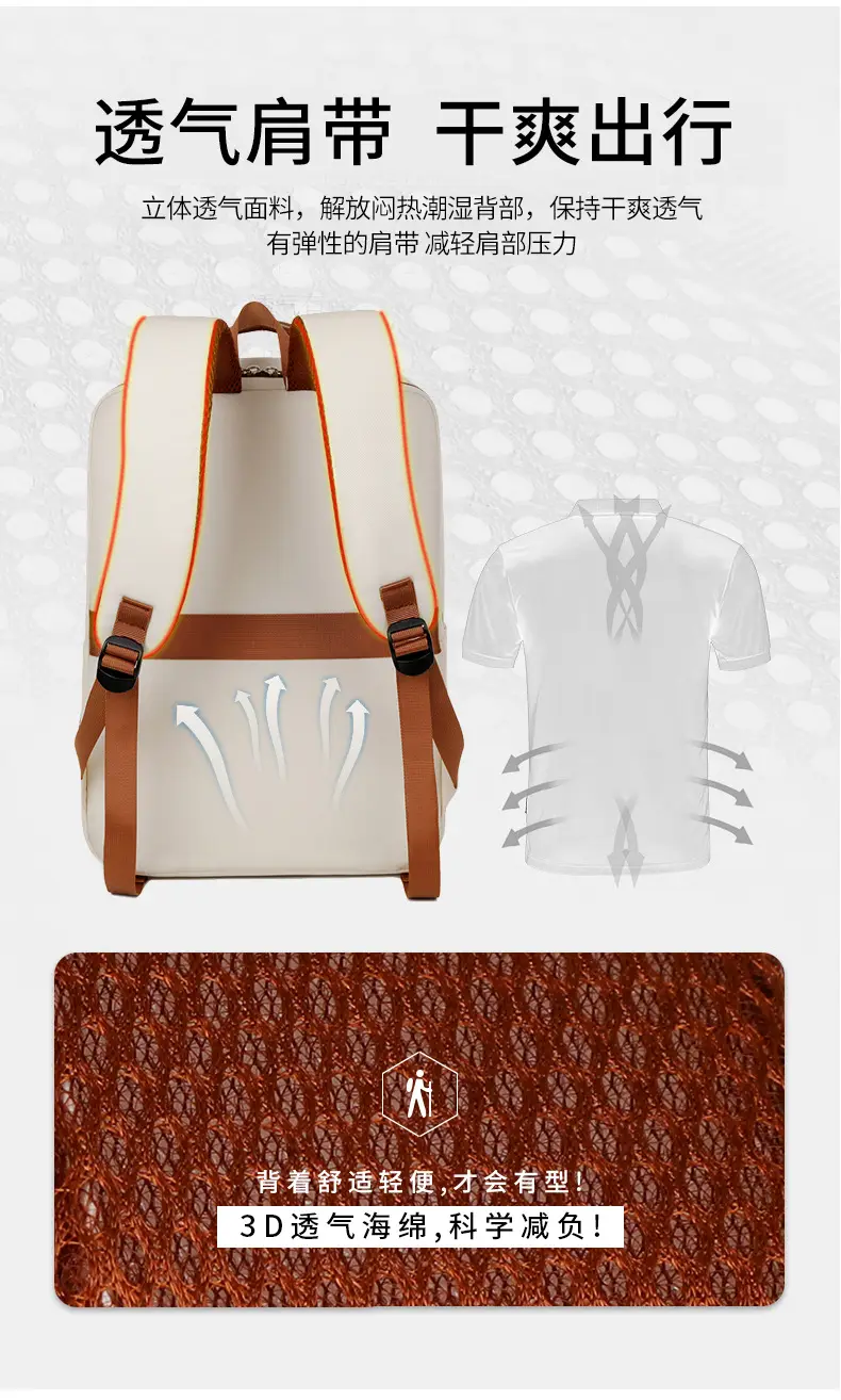 (Cross-border trading), backpack, travel bag for leisure, universal capacious shoulder bag, laptop for students — chobi 23