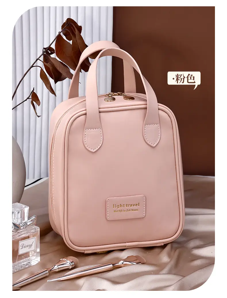 (Cross-border trading), capacious handheld cosmetic bag for traveling, cosmetic brush, organizer bag, high-quality style — chobi 9