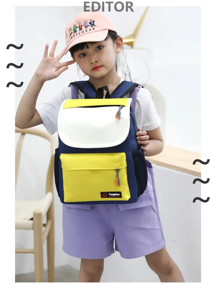 School bag, backpack for early age, custom-made, with your logo imprint, early education — chobi 22