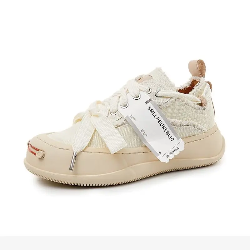 Cloth espadrilles for men and women, demi-season sneakers platform, Collection Year 2026, height increasing — chobi 21