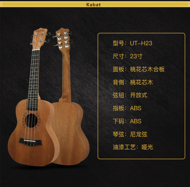 Ukulele with a score, guitar, 23 inch, direct factory sales — chobi 4