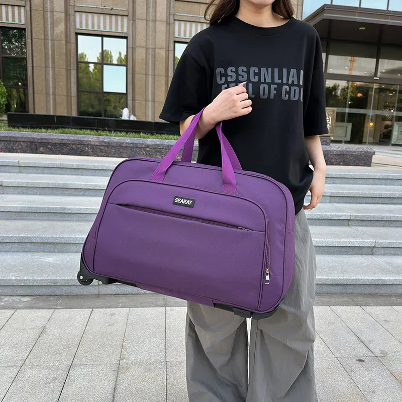 Suitcase, handheld capacious foldable travel bag for men and women — chobi 10