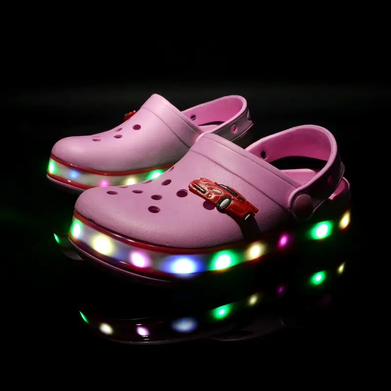 (Cross-border trading), (Wholesale), children's summer Crocs-style slippers, sandals, beach footwear — chobi 7