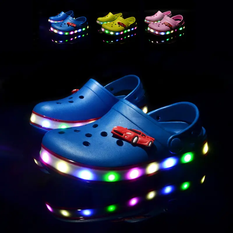 (Cross-border trading), (Wholesale), children's summer Crocs-style slippers, sandals, beach footwear — chobi 6