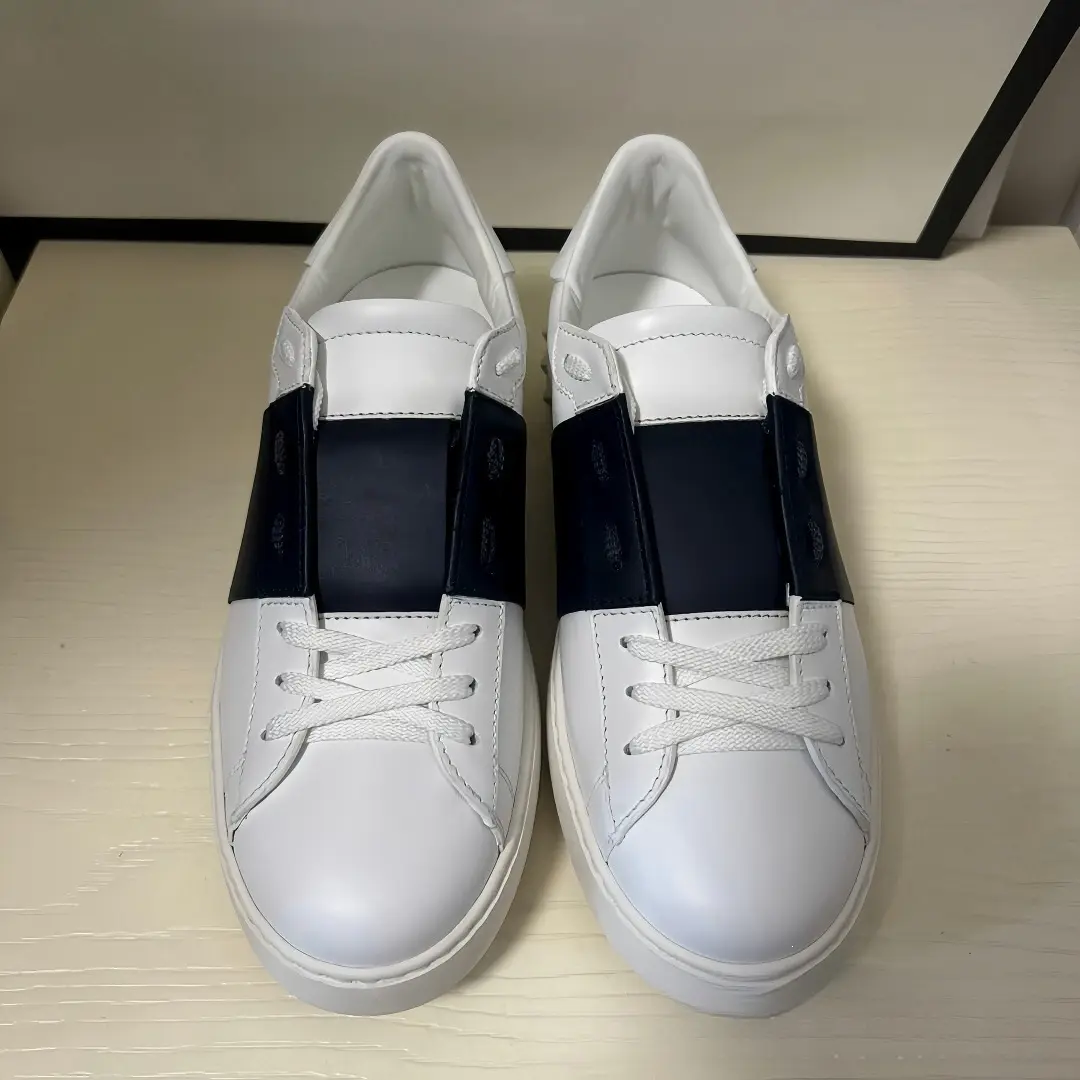 Fashionable universal sports white white sneakers for men and women platform, height increasing — chobi 19