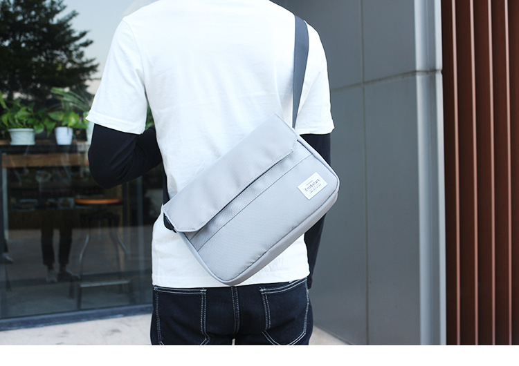 Shoulder bag, men's backpack, sports one-shoulder bag for leisure, Korean style — chobi 20
