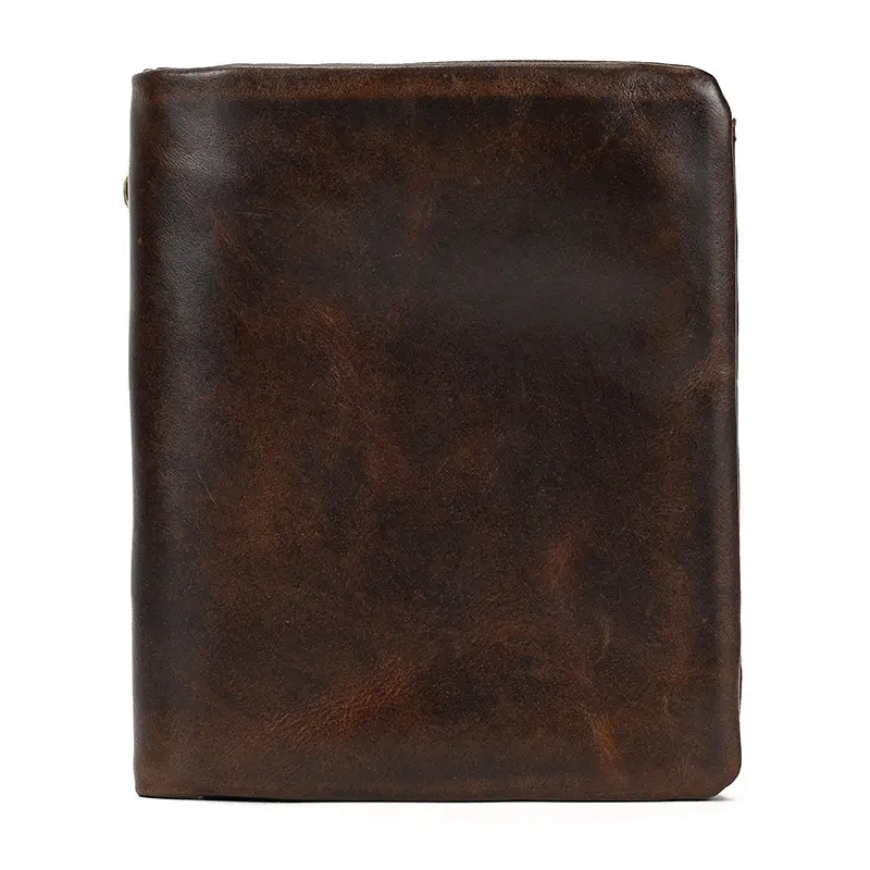 Retro leather wallet for leisure, Amazon, genuine leather — chobi 15