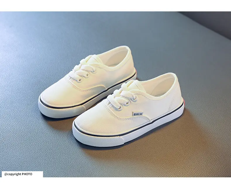 Children's cloth autumn espadrilles, comfortable footwear for men and women, white sneakers, autumn season 2026, for teenagers, Korean style, family s — chobi 21