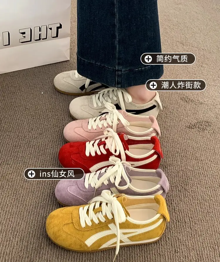 Retro summer GAT shoes, universal sports casual footwear flat for leisure, women's style, Collection Year 2025 — chobi 1