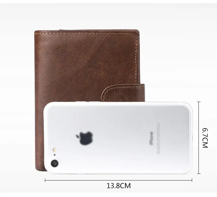 (Cross-border trading), wallet, retro capacious small clutch bag, leather card holder, high-end — chobi 38