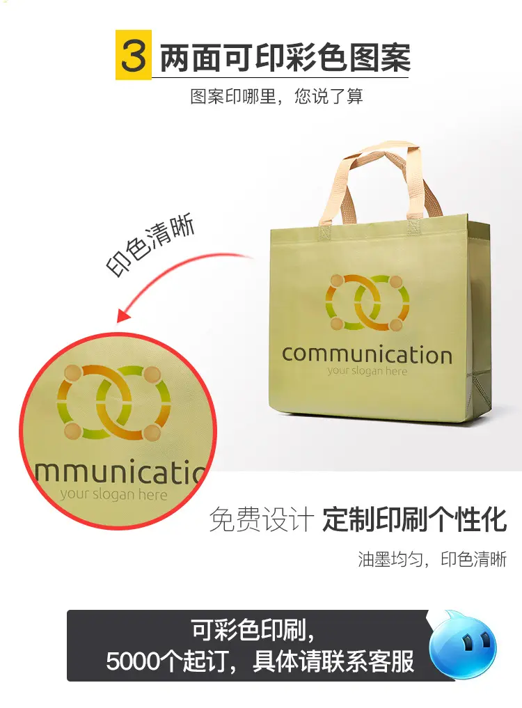 (Wholesale), cloth bag non-woven cloth, handheld folding shopping bag, three dimensional pack — chobi 9