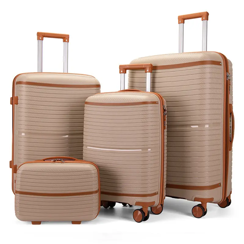 (Cross-border trading), capacious explosion-proof universal suitcase with zipper, 24 inch — chobi 4