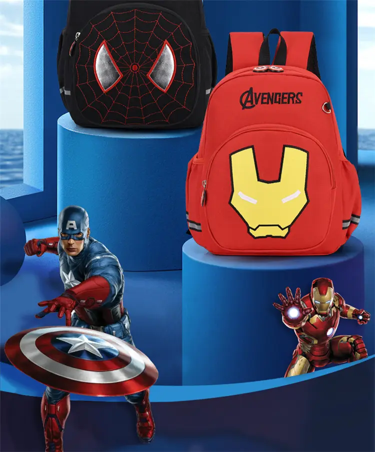 Cartoon school bag for early age, children's backpack for boys, 3-5-6 years — chobi 2