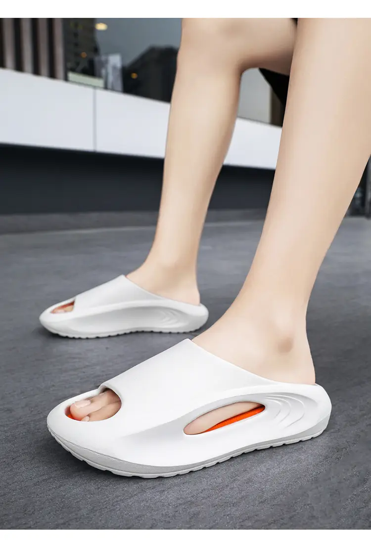 Men's summer ultra-soft men's slippers, sports beach sandals, suitable for outdoor wear, for teenagers, soft sole — chobi 9
