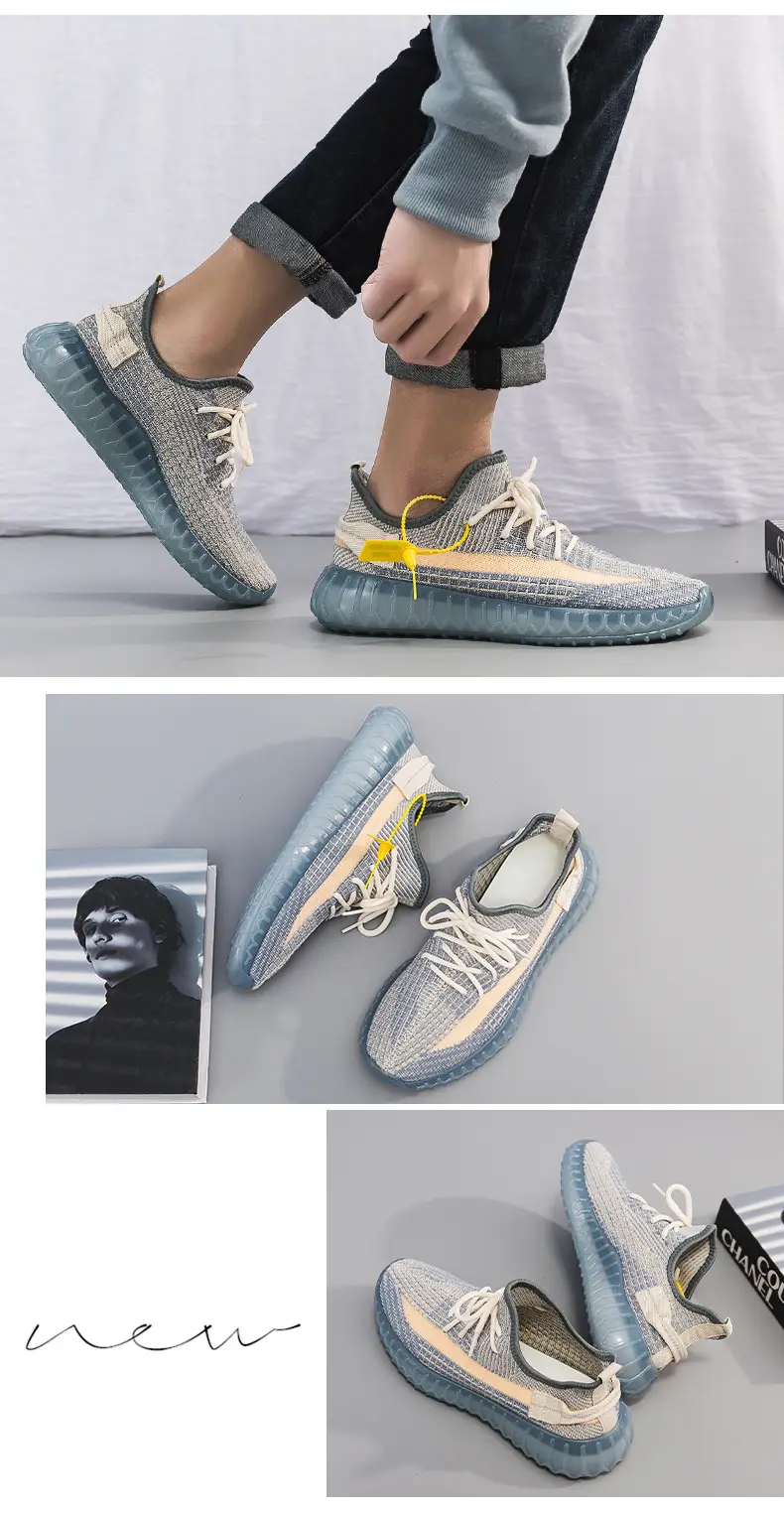 Breathable fashionable running sneakers, soft sole — chobi 17