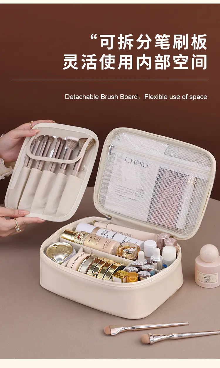 (Cross-border trading), capacious handheld cosmetic bag for traveling, high-quality style — chobi 3
