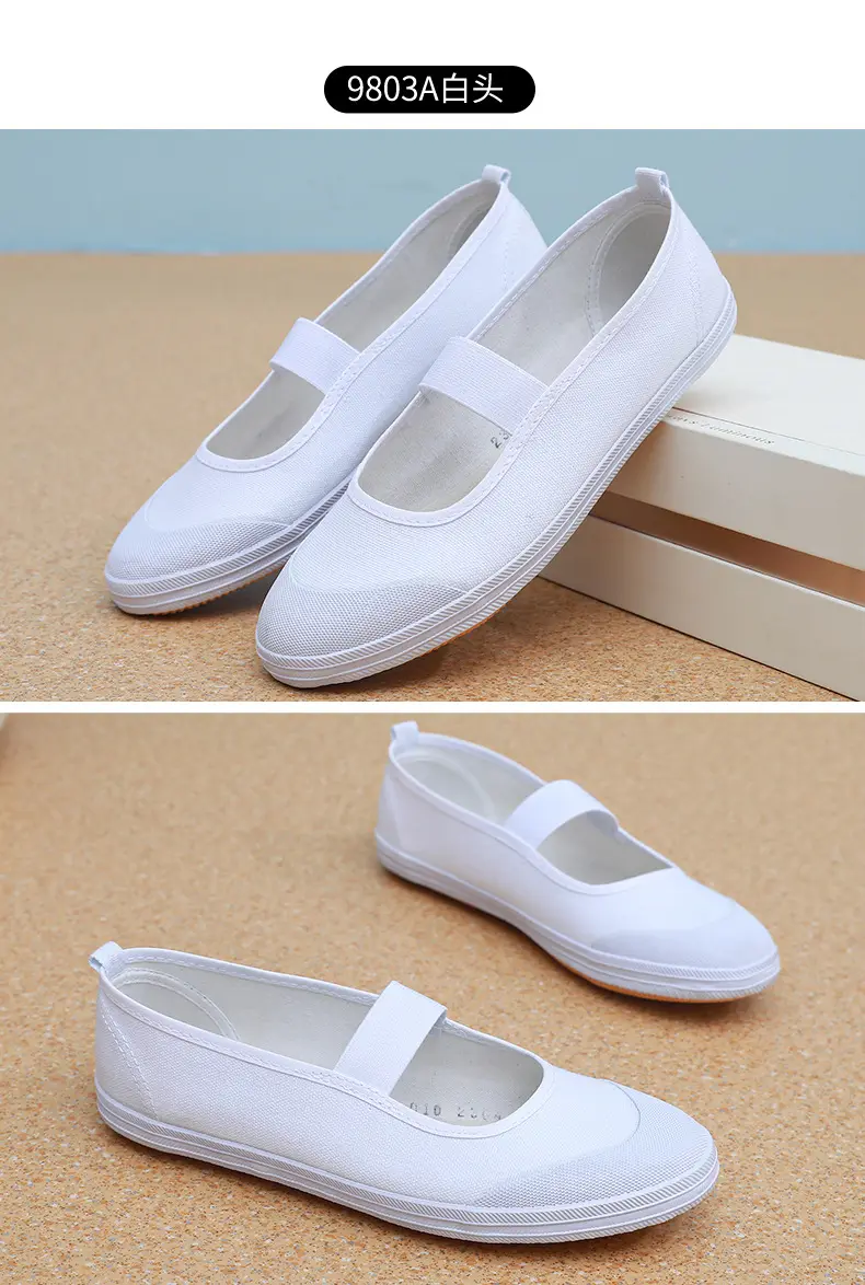 Children's cloth breathable shoes, espadrilles for early age, white sneakers — chobi 22