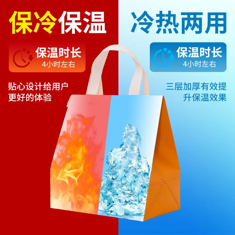 (Wholesale), cloth bag non-woven cloth, thermos, pack, (Physicals), with your logo imprint, Birthday gift — chobi 3