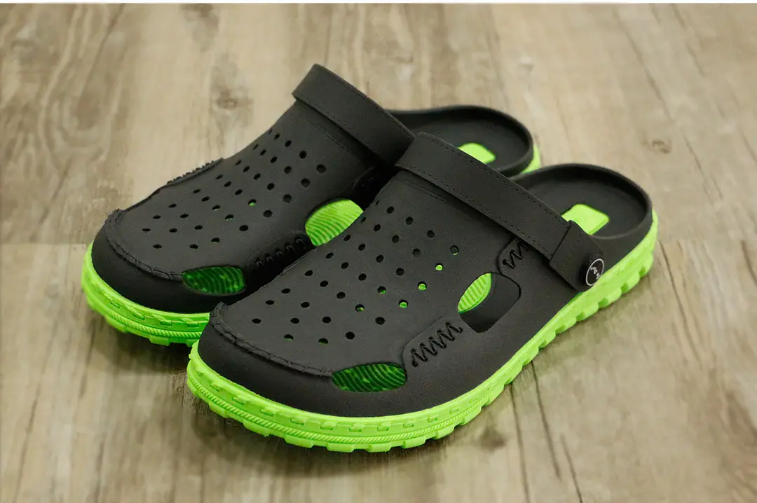Vietnamese style Wentu slippers WENTU sandals dual-purpose shoes men's fashion outdoor and indoor two-color mesh holes — chobi 20