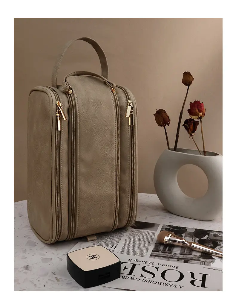 (Cross-border trading), capacious handheld cosmetic bag for traveling, universal organizer bag, storage bag, high-end — chobi 12