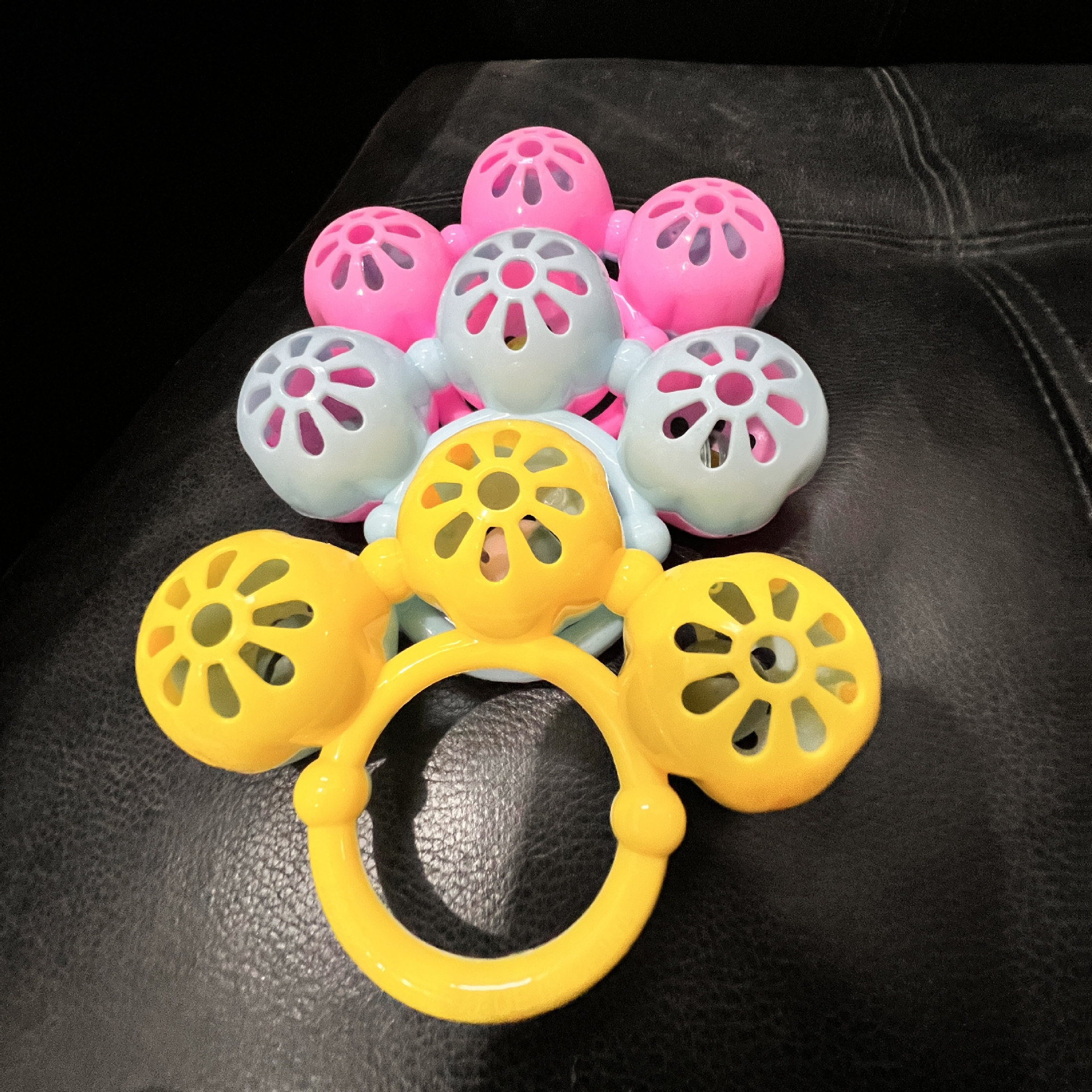 Baby rattle beanbag toy with sound — chobi 4