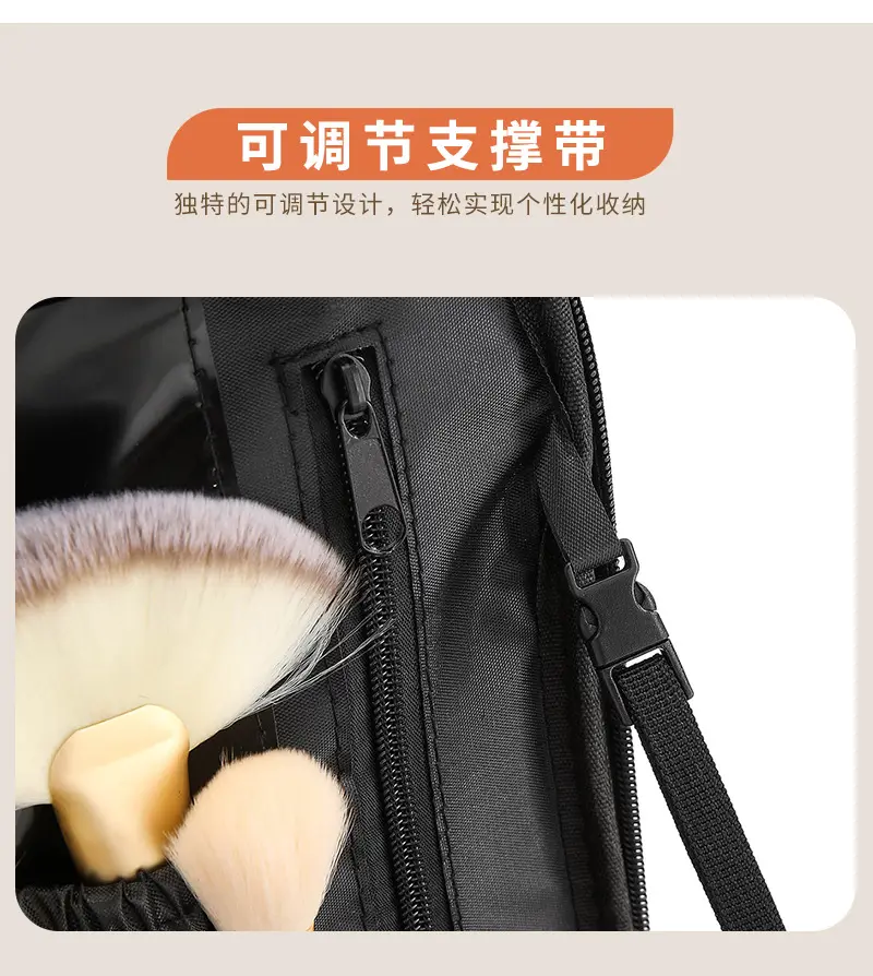 Capacious cosmetic bag, handheld shoulder bag for traveling, brand organizer bag for manicure — chobi 8