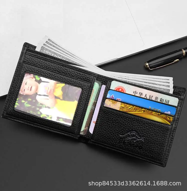 Leather short wallet, genuine leather, Collection Year 2025 — chobi 30