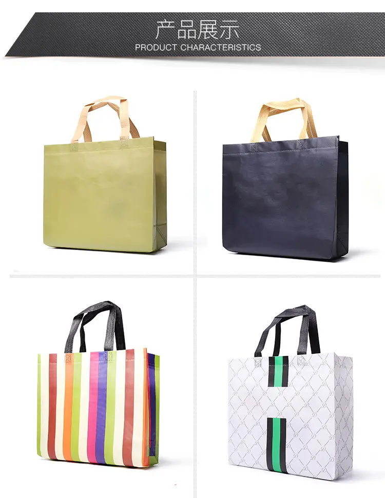 (Wholesale), cloth bag non-woven cloth, handheld folding shopping bag, three dimensional pack — chobi 13