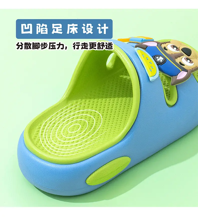 Non-slip children's sandals for boys girl's, mule, women's slippers, 3-6 years — chobi 7