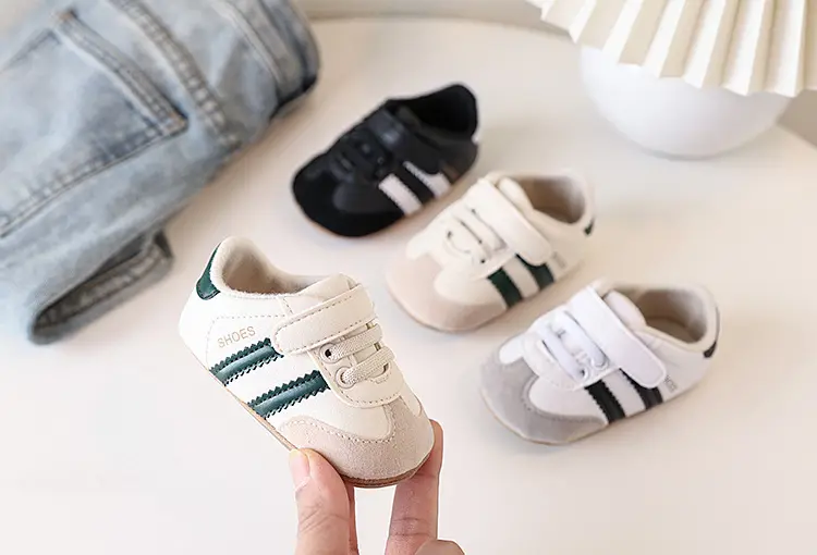 Children's non-slip breathable universal sports shoes for early age for men and women, suitable for spring and autumn, soft sole, 3-6-12 month — chobi 3