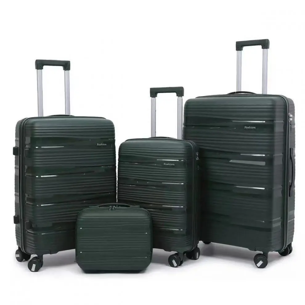 (Cross-border trading), universal ultra light capacious suitcase on wheels with zipper — chobi 12