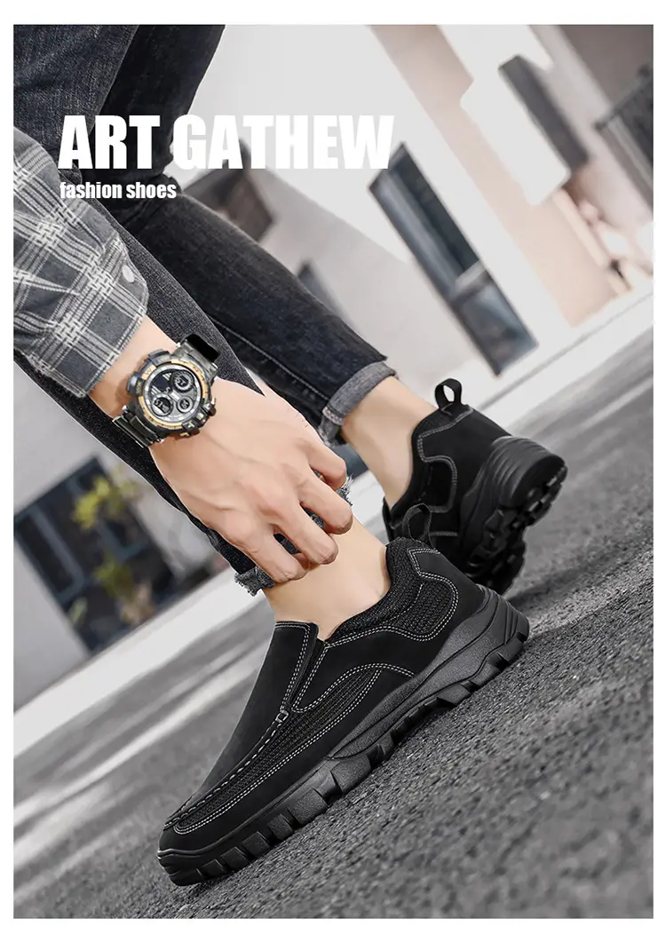 (Cross-border trading), (Wholesale), men's autumn casual lightweight comfortable loafers, trend of season, plus size — chobi 25