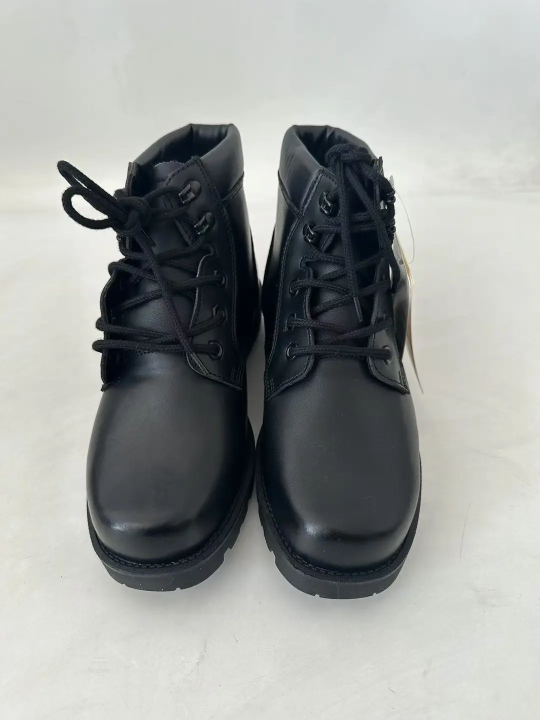 3515 Jihua winter cotton shoes men's cowhide thickened military hook wool boots plus velvet warm short boots snow boots leather boots — chobi 3