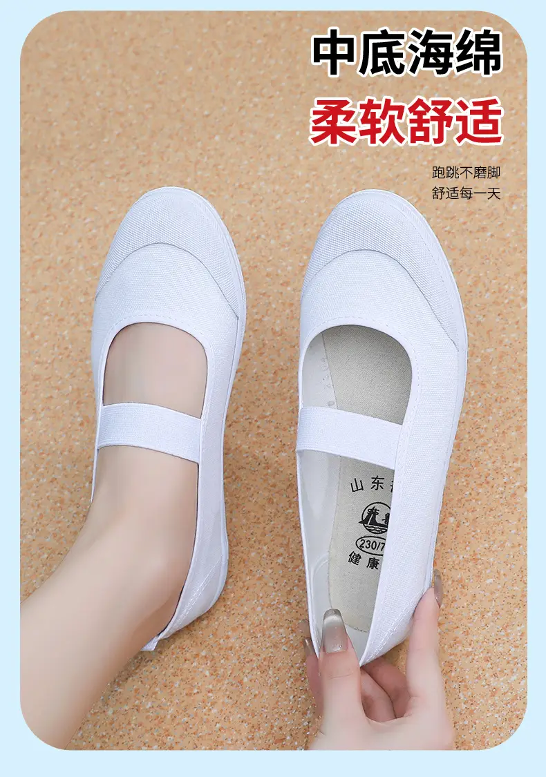 Children's cloth breathable shoes, espadrilles for early age, white sneakers — chobi 15
