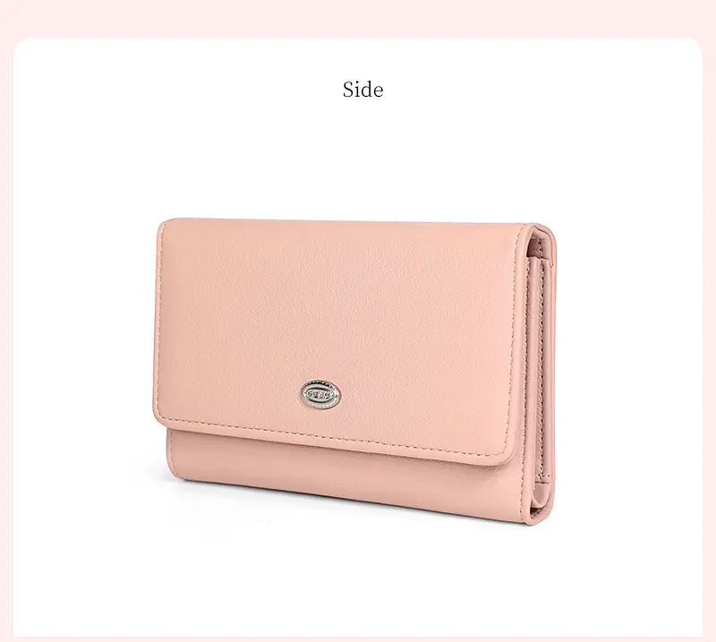 Wallet, long polyurethane capacious shoulder bag with zipper — chobi 9