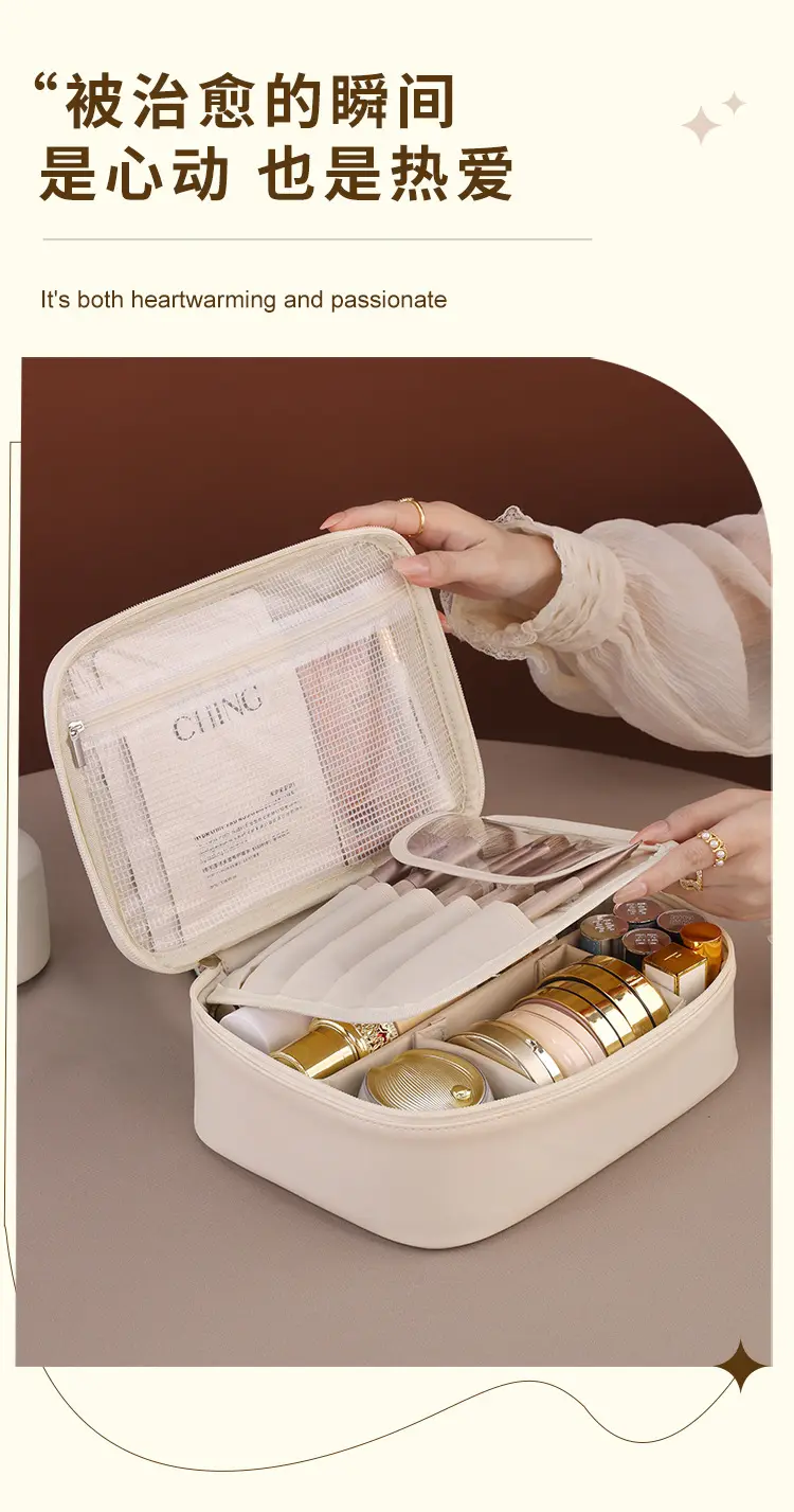 (Cross-border trading), capacious handheld cosmetic bag for traveling, high-quality style — chobi 2