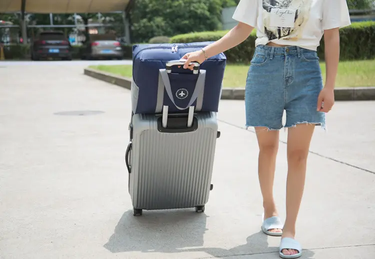 Luggage storage bag, suitcase, folding travel bag for traveling, increased thickness — chobi 18