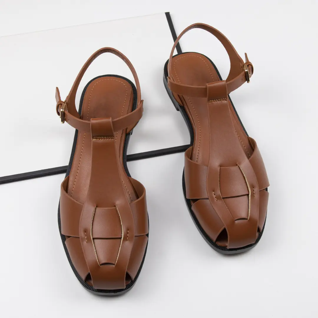 (Cross-border trading), women's sandals flat, women's slippers, Collection Year 2026, closed toe — chobi 13