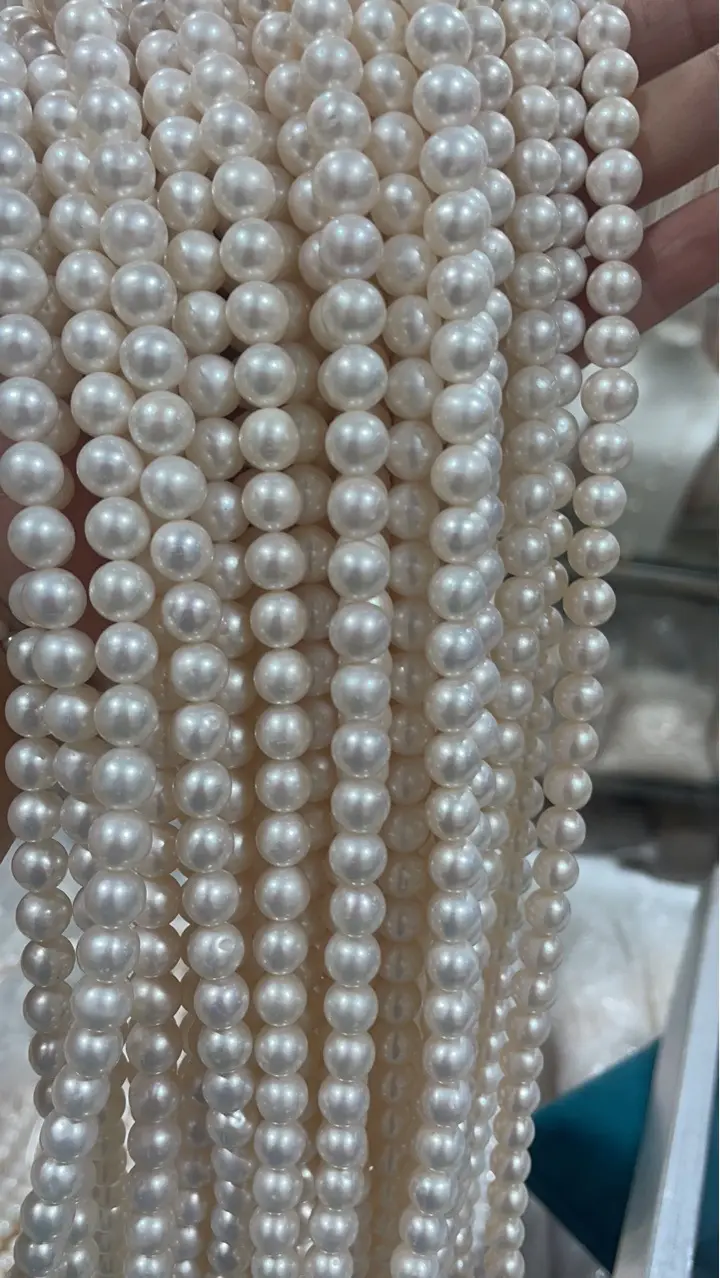 Organic accessory from pearl, accessories, necklace, 8-9mm, DIY — chobi 20