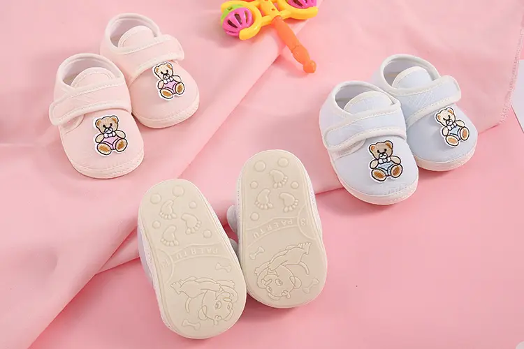 Spot hot baby shoes anti-slip toddler shoes beef tendon soft sole baby shoes children's shoes newborn shoes baby full moon shoes — chobi 16